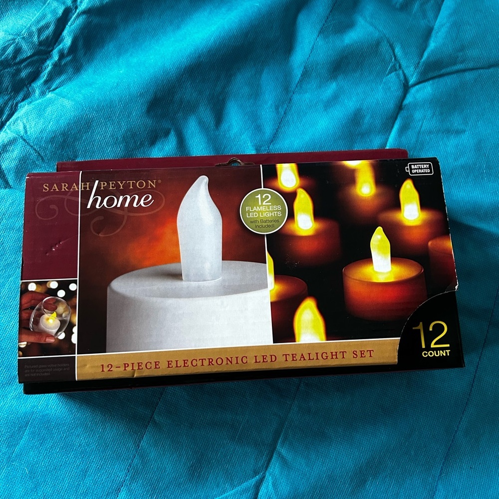 Sarah Peyton LED Tealight Set